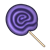 Purple Lollipop Color PNG