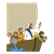 Jesus and Disciples Color PNG