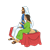 Jesus Sitting on a Bed Color PNG
