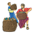 Two Disciples Color PNG