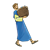Disciple in Blue Color PNG