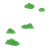 Clusters of Green Bushes Color PNG