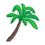 Palm Tree Color PDF