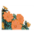 Large Orange Flowers Color PDF