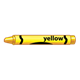 Yellow Crayon sideways