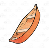 Brown Canoe