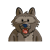 Brown Wolf Color PNG