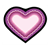 Pink and Purple Heart Color PDF