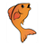 Jumping Orange Fish Color PDF