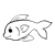 Jumping Purple Fish Line PNG