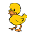 Baby Duck Color PNG