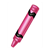 Pink Crayon Color PDF