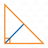 Orange Right Triangle