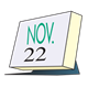 Calendar Page November 22nd