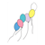 Six Balloons Color PDF