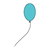 Teal Balloon Color PDF