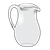 Glass Pitcher Color PNG