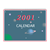 2001 Calendar Color PNG
