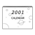 2001 Calendar Line PNG