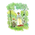Woman and Little Girl Color PNG