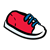 Red Sneaker Color PNG