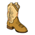 Cowboy Boot Color PNG