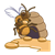 Laughing Bee Color PNG