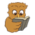 Reading Owl Color PNG