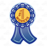 Number 1 Worker Ribbon