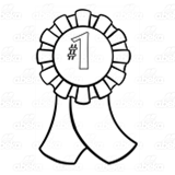 number 1 ribbon png