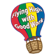 Hot Air Balloon Flying High with Good Work