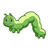 Green Caterpillar Color PDF