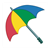 Rainbow Umbrella Color PDF