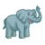 Gray Elephant Color PDF