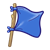 Blue Flag Color PNG
