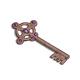 Bronze Key with jewels