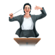 Woman conducting music