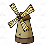 Brown Windmill