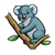 Gray Koala Bear Color PDF