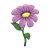 Big Purple Flower Color PNG