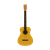 Brown Guitar Color PNG