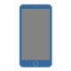 Smartphone blue