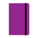 Notebook purple, with black strap