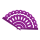 Lace Fan purple