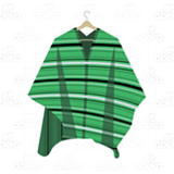 Striped Green Poncho