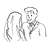 Man and Woman Line PNG