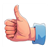 Thumbs Up Color PDF