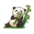 Panda Bear Color PDF