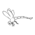 Dragonfly Line PNG