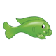 Fish green, holding breath